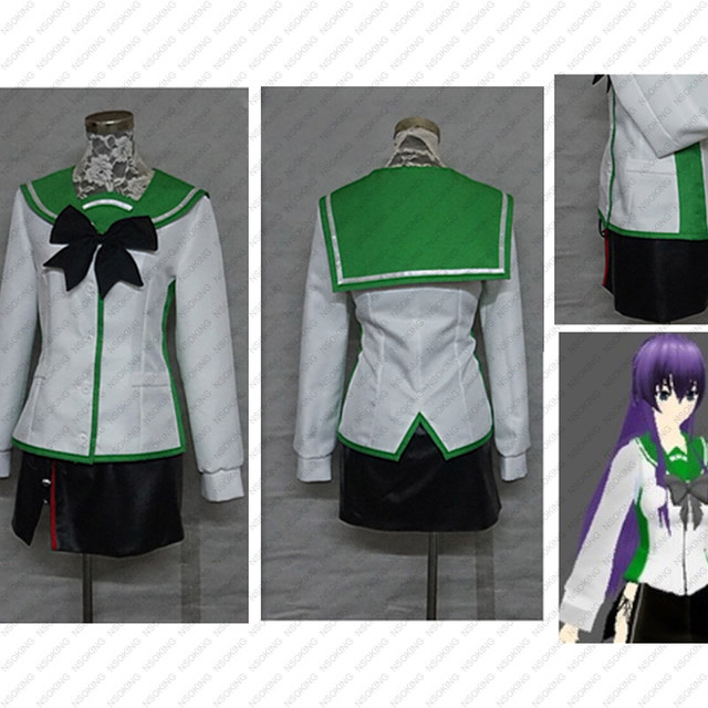 High school of the dead busujima saeko cosplay traje personalizado -  AliExpress